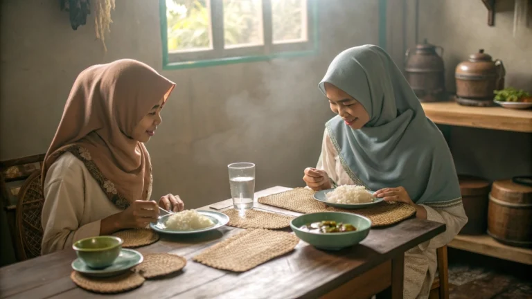 cabaran hari-pengalaman-sahur-2-gadis